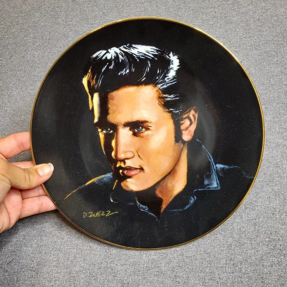 Elvis Presley "Love Me Tender" by David Zwierz Limited Edition Collectors Plate